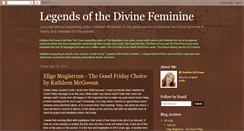 Desktop Screenshot of legendsofthedivinefeminine.com