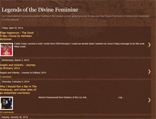 Tablet Screenshot of legendsofthedivinefeminine.com